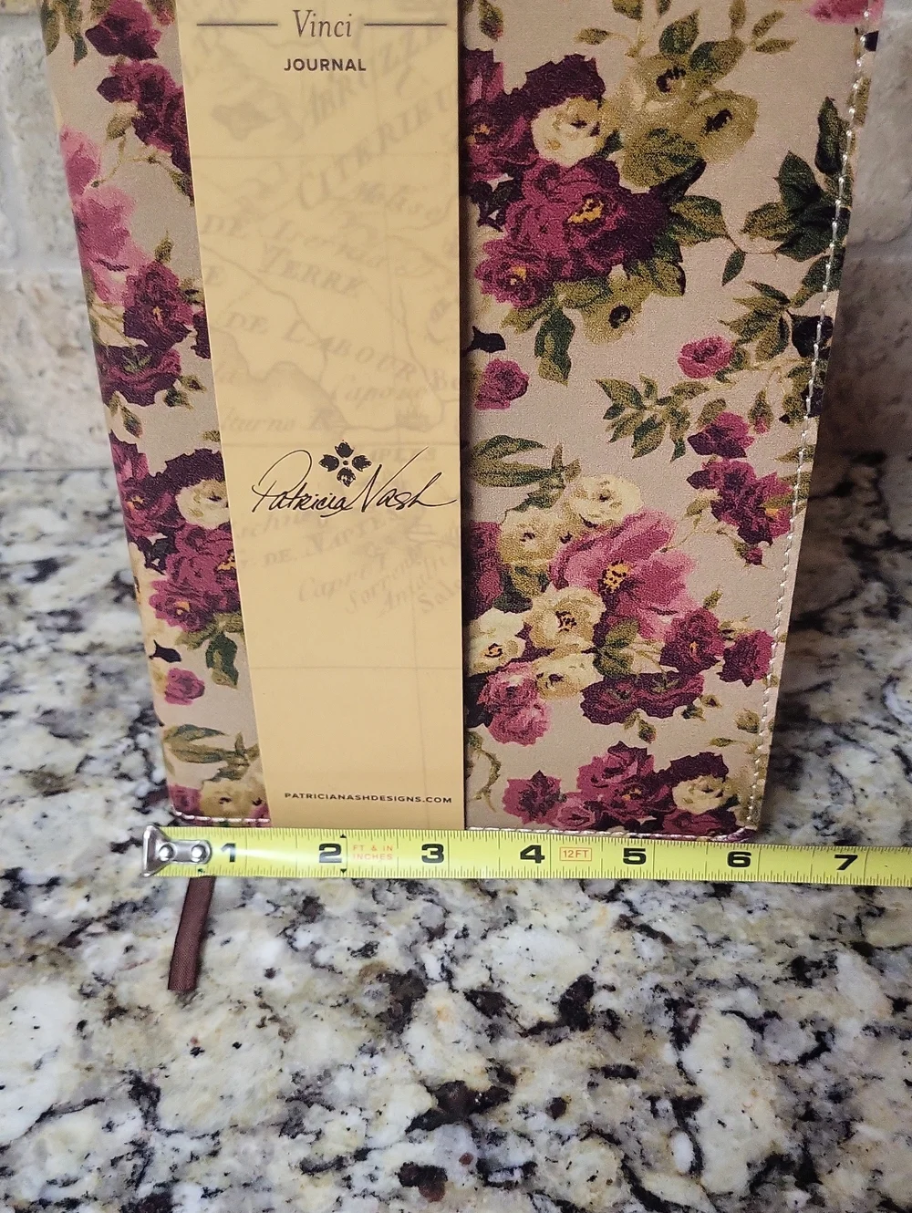 Patricia Nash Antique Rose Vinci Journal